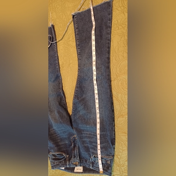 FRAME La Crop Mini Boot size 29 denim blue jeans - Picture 12 of 12
